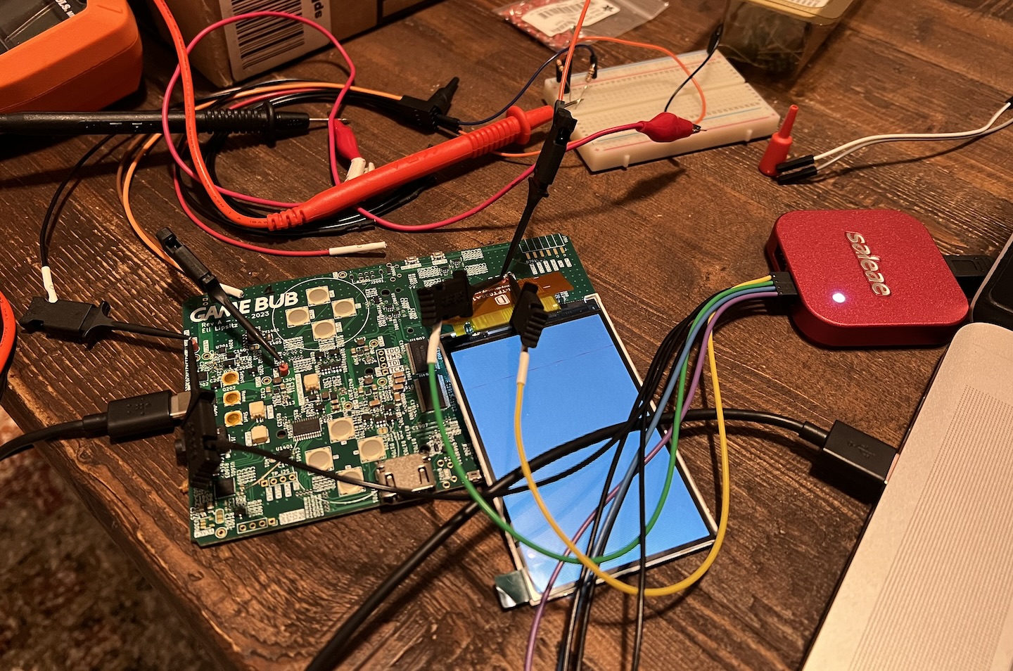 Debugging the LCD test code